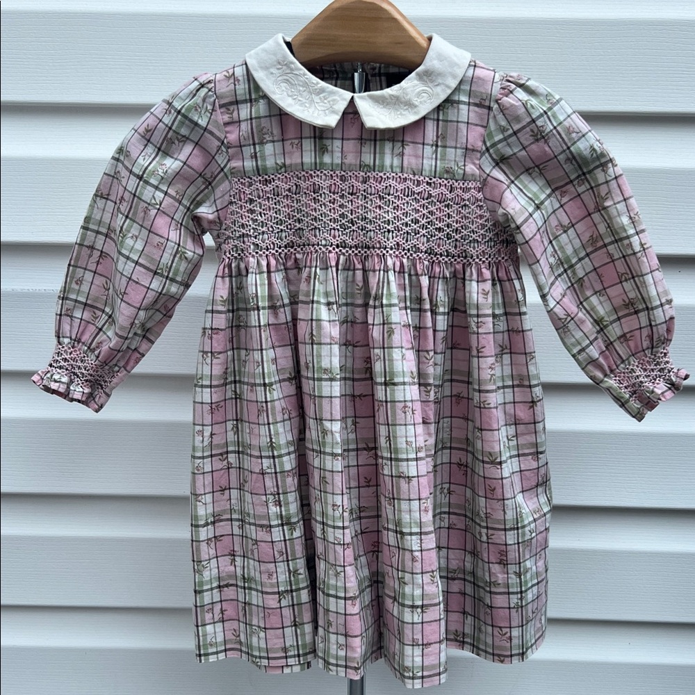 Ralph Lauren Pink and White Plaid Dress